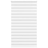 VidaXL Zebra-Rollo 130x200 cm Stoffbreite 125,9 cm Polyester weiß