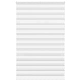 VidaXL Zebra-Rollo 140x200 cm Stoffbreite 135,9 cm Polyester weiß