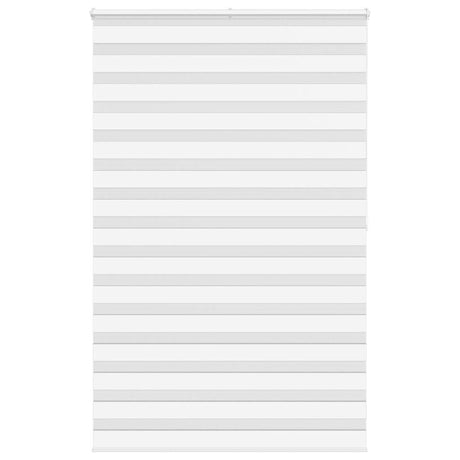 VidaXL Zebra-Rollo 140x200 cm Stoffbreite 135,9 cm Polyester weiß