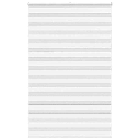 VidaXL Zebra-Rollo 150x200 cm Stoffbreite 145,9 cm Polyester weiß
