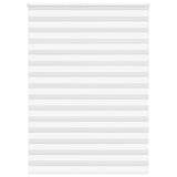 VidaXL Zebra-Rollo 155x200 cm Stoffbreite 150,9 cm Polyester weiß