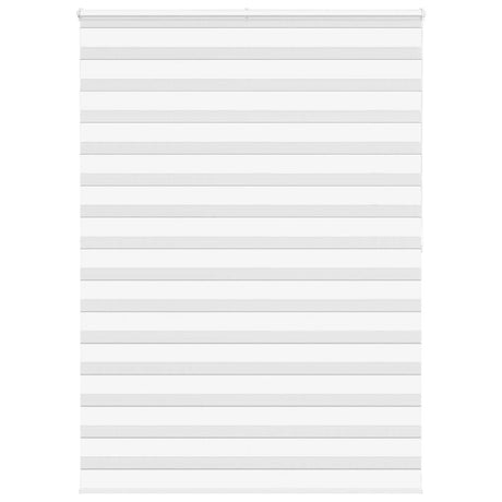 VidaXL Zebra-Rollo 155x200 cm Stoffbreite 150,9 cm Polyester weiß
