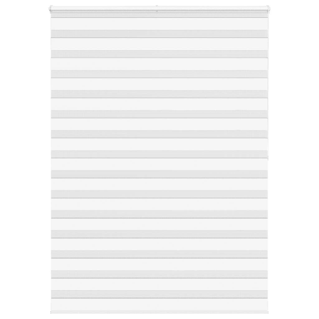 VidaXL Zebra-Rollo 160x200 cm Stoffbreite 155,9 cm Polyester weiß