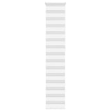 VidaXL Zebra-Rollo 50x230 cm Stoffbreite 45,9 cm Polyester weiß