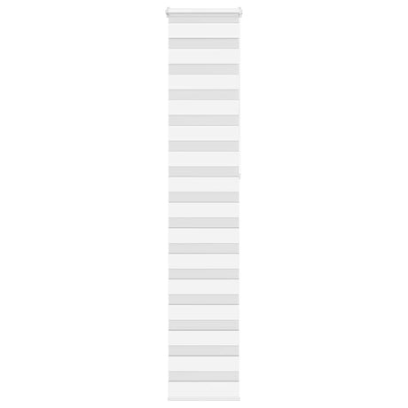 VidaXL Zebra-Rollo 50x230 cm Stoffbreite 45,9 cm Polyester weiß