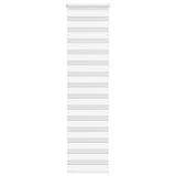 VidaXL Zebra-Rollo 55x230 cm Stoffbreite 50,9 cm Polyester Weiß