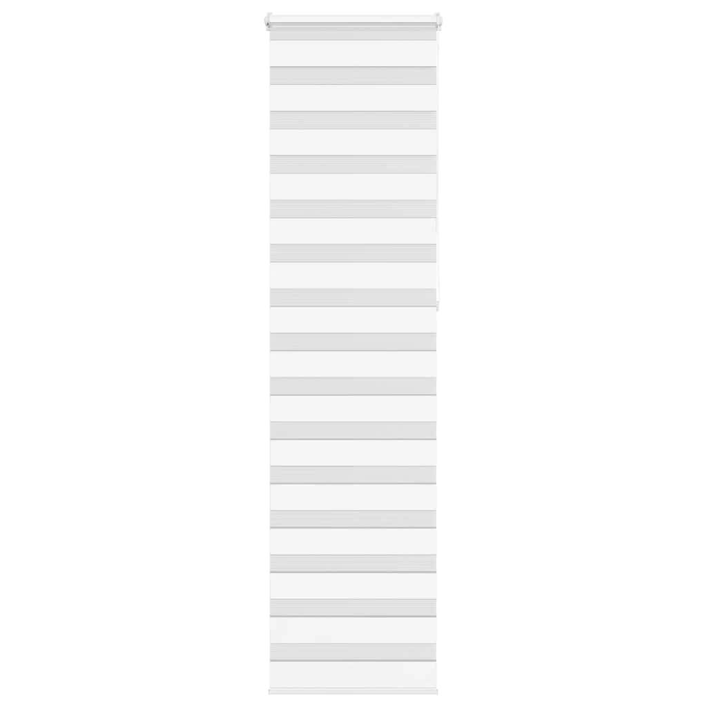 Vidaxx Zebra-Rollo 65x230 cm Stoffbreite 60,9 cm Polyester weiß