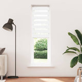 Vidaxx Zebra-Rollo 65x230 cm Stoffbreite 60,9 cm Polyester weiß