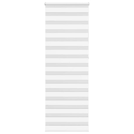 VidaXL Zebra-Rollo 70x230 cm Stoffbreite 65,9 cm Polyester weiß