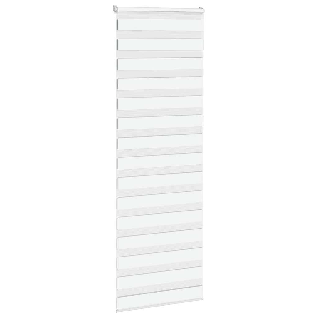 VidaXL Zebra-Rollo 70x230 cm Stoffbreite 65,9 cm Polyester weiß