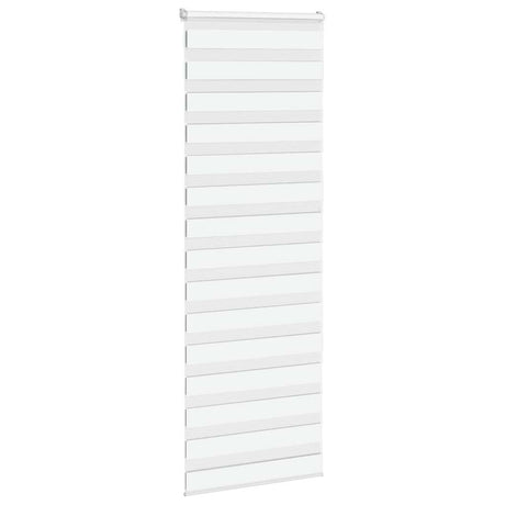 VidaXL Zebra-Rollo 70x230 cm Stoffbreite 65,9 cm Polyester weiß
