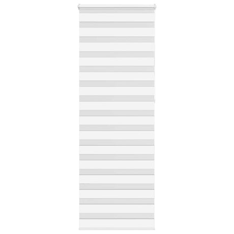 VidaXL Zebra-Rollo 75x230 cm Stoffbreite 70,9 cm Polyester weiß