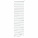 VidaXL Zebra-Rollo 75x230 cm Stoffbreite 70,9 cm Polyester weiß