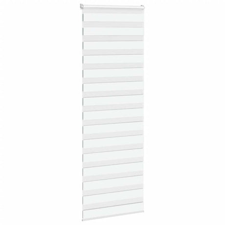 VidaXL Zebra-Rollo 75x230 cm Stoffbreite 70,9 cm Polyester weiß