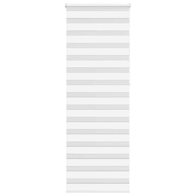 Vidaxx Zebra-Rollo 80x230 cm Stoffbreite 75,9 cm Polyester weiß