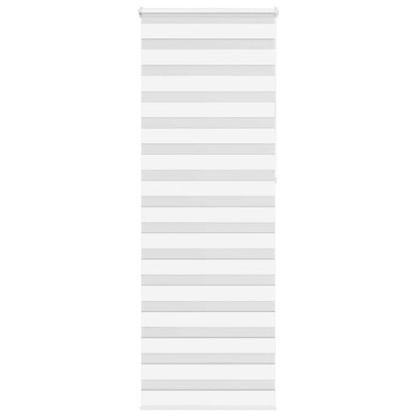 VidaXL Zebra-Rollo 85x230 cm Stoffbreite 80,9 cm Polyester weiß