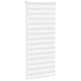 Vidaxx Zebra-Rollo 95x230 cm Stoffbreite 90,9 cm Polyester weiß