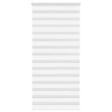 Vidaxx Zebra-Rollo 100x230 cm Stoffbreite 95,9 cm Polyester weiß