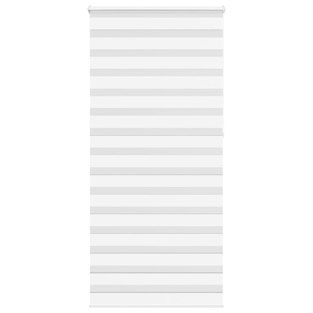 VidaXL Zebra-Rollo 105x230 cm Stoffbreite 100,9 cm Polyester weiß