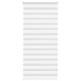VidaXL Zebra-Rollo 115x230 cm Stoffbreite 110,9 cm Polyester weiß