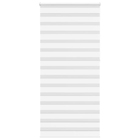 VidaXL Zebra-Rollo 115x230 cm Stoffbreite 110,9 cm Polyester weiß
