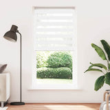 VidaXL Zebra-Rollo 115x230 cm Stoffbreite 110,9 cm Polyester weiß