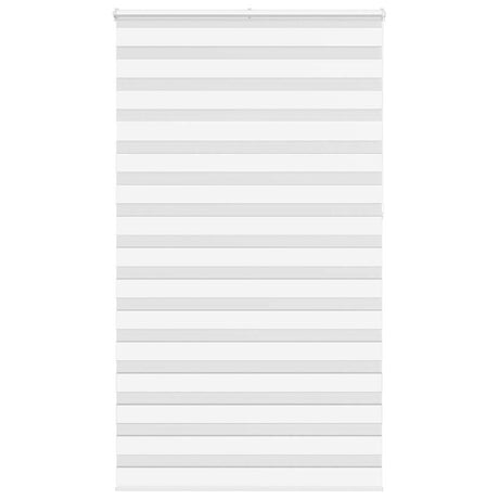 VidaXL Zebra-Rollo 125x230 cm Stoffbreite 120,9 cm Polyester weiß