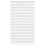 VidaXL Zebra-Rollo 130x230 cm Stoffbreite 125,9 cm Polyester weiß