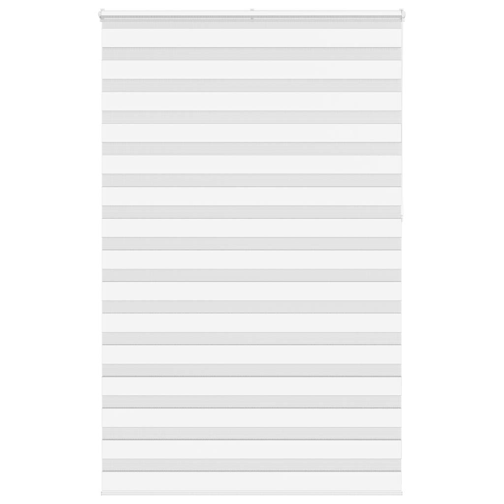 VidaXL Zebra-Rollo 140x230 cm Stoffbreite 135,9 cm Polyester weiß