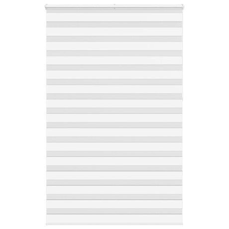 VidaXL Zebra-Rollo 140x230 cm Stoffbreite 135,9 cm Polyester weiß