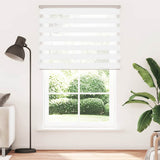 VidaXL Zebra-Rollo 140x230 cm Stoffbreite 135,9 cm Polyester weiß
