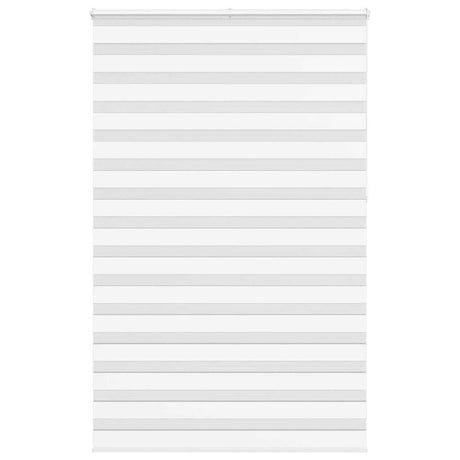 VidaXL Zebra-Rollo 145x230 cm Stoffbreite 140,9 cm Polyester weiß