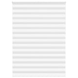 VidaXL Zebra-Rollo 155x230 cm Stoffbreite 150,9 cm Polyester weiß