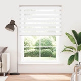 VidaXL Zebra-Rollo 155x230 cm Stoffbreite 150,9 cm Polyester weiß