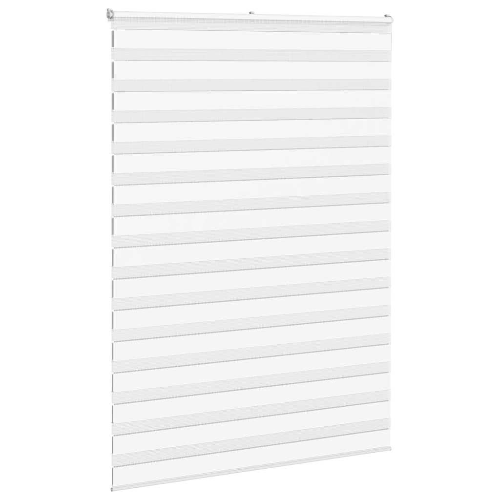 VidaXL Zebra-Rollo 165x230 cm Stoffbreite 160,9 cm Polyester weiß