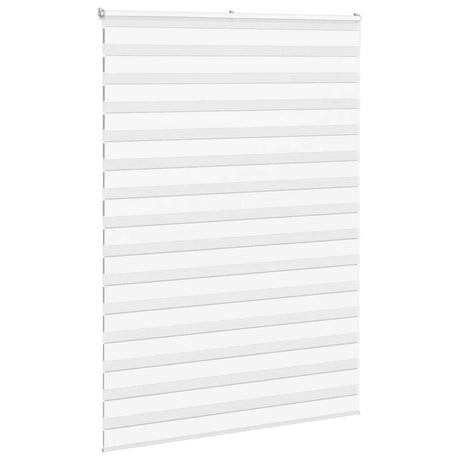 VidaXL Zebra-Rollo 165x230 cm Stoffbreite 160,9 cm Polyester weiß