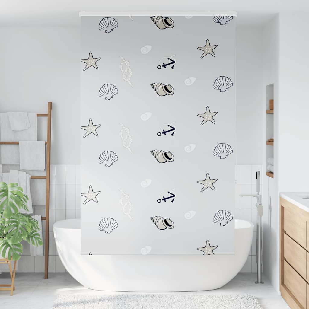 Vidaxl doucherolgordijn met cassette 120x240 cm stofbreedte 116 cm