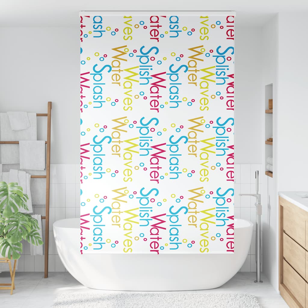 Vidaxl doucherolgordijn met cassette 120x240 cm stofbreedte 116 cm