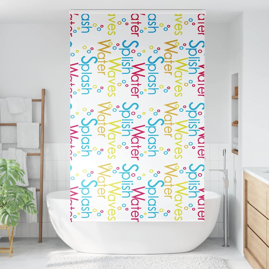 Vidaxl doucherolgordijn met cassette 130x240 cm stofbreedte 126 cm