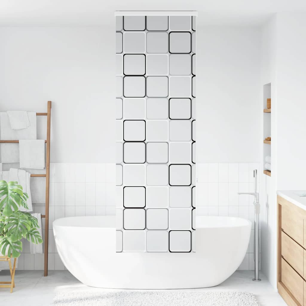 Vidaxl doucherolgordijn met cassette 80x240 cm stofbreedte 76 cm