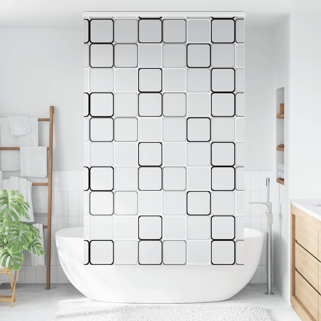 Vidaxl doucherolgordijn met cassette 120x240 cm stofbreedte 116 cm