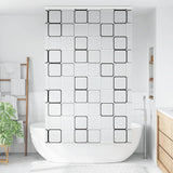 Vidaxl doucherolgordijn met cassette 120x240 cm stofbreedte 116 cm