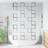 Vidaxl doucherolgordijn met cassette 130x240 cm stofbreedte 126 cm