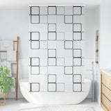 Vidaxl doucherolgordijn met cassette 140x240 cm stofbreedte 136 cm