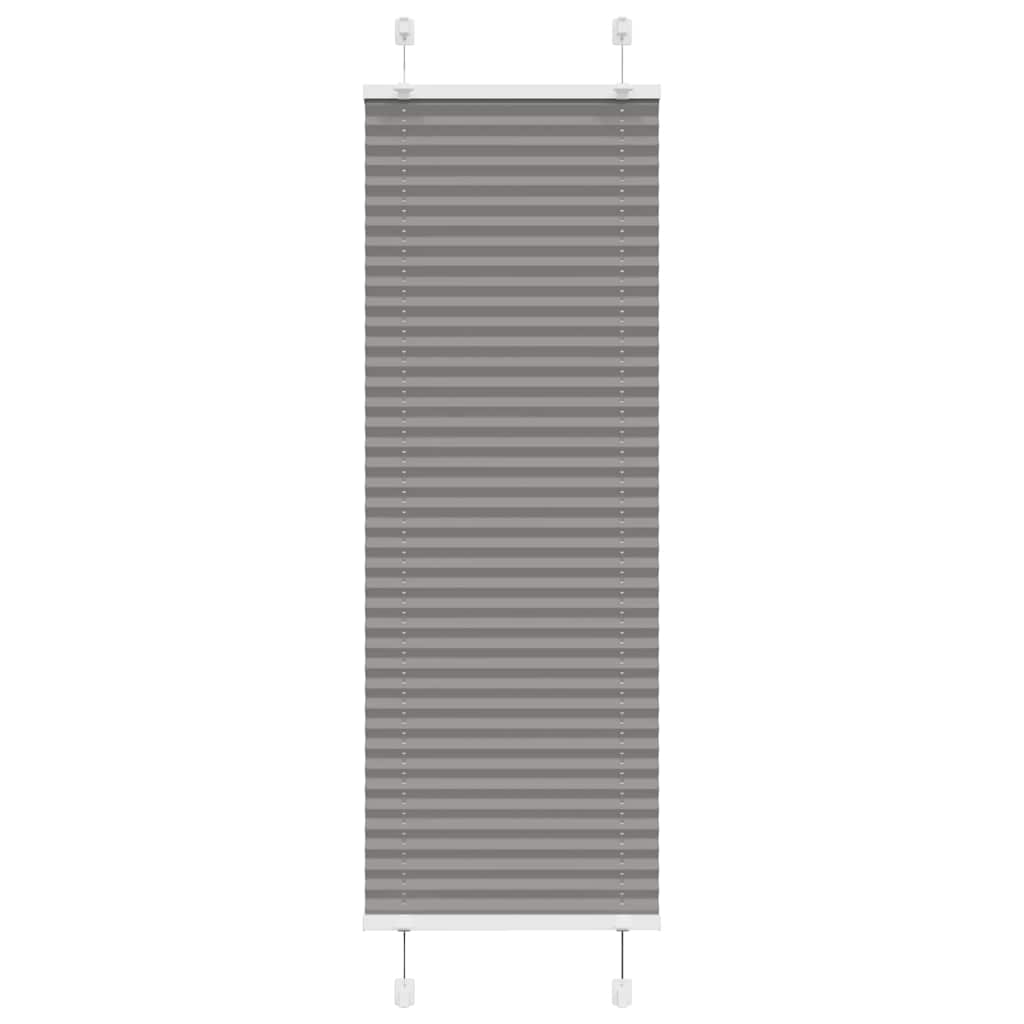 Vidaxx Plissee-Rollo 40x100 cm Stoffbreite 39,4 cm Anthrazit