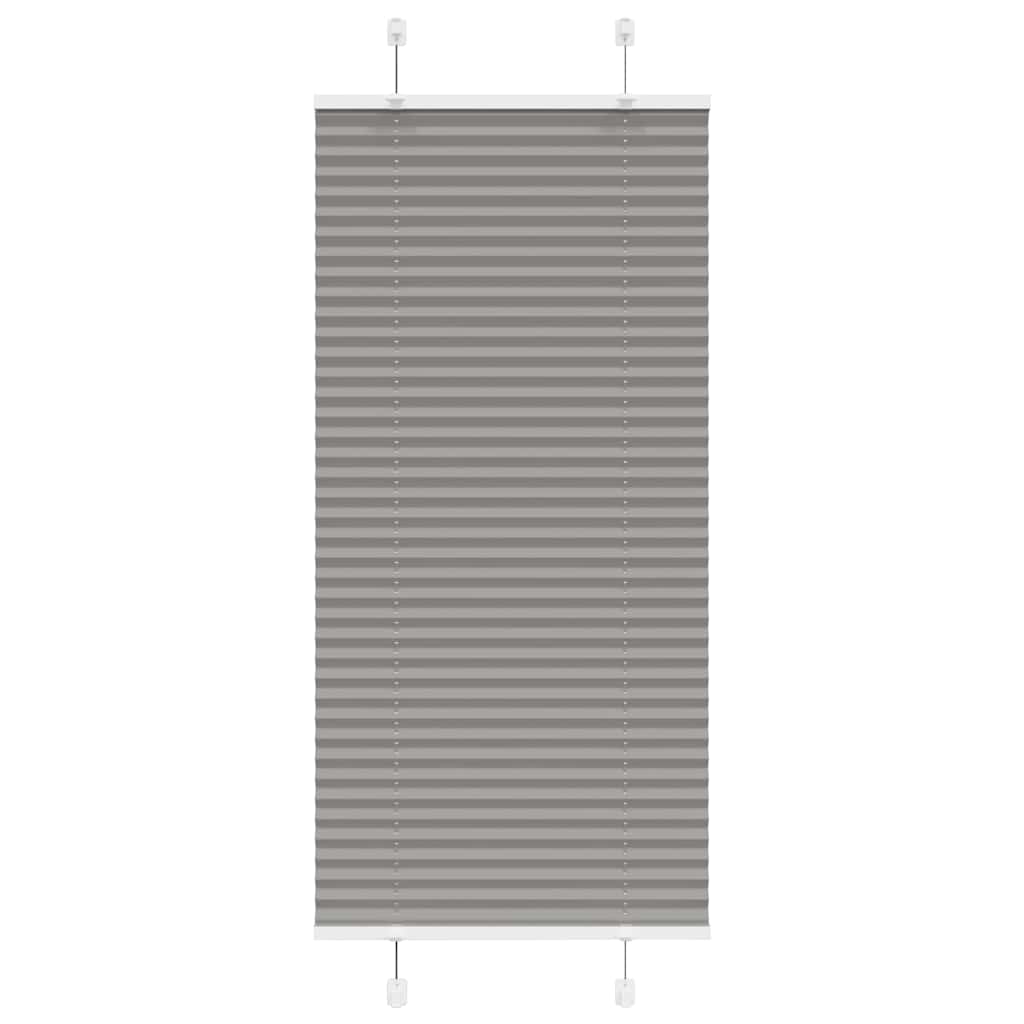 Vidaxx Plissee-Rollo 55x100 cm Stoffbreite 54,4 cm Anthrazit