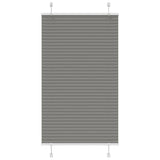 Vidaxx Plissee-Rollo 75x100 cm Stoffbreite 74,4 cm Anthrazit
