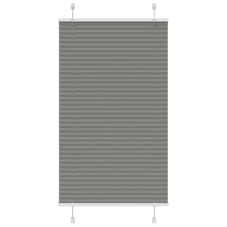 Vidaxx Plissee-Rollo 75x100 cm Stoffbreite 74,4 cm Anthrazit