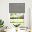 Vidaxx Plissee-Rollo 85x100 cm Stoffbreite 84,4 cm Anthrazit