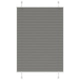 Vidaxx Plissee-Rollo 95x100 cm Stoffbreite 94,4 cm Anthrazit